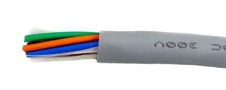 Produktfoto 1 von Alpha Wire ECO Steuerkabel, 10-adrig 0.15mm² 26 AWG Grau Ungeschirmt, 30 m, Modifizierter Polyphenylen-Ether