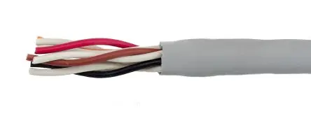 Produktfoto 1 von Alpha Wire Ecogen Ecocable Mini Datenkabel, 4-paarig 0.09 mm² 30 m Ø 3.89 mm MPPE isoliert Grau