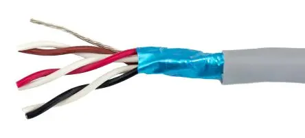 Produktfoto 1 von Alpha Wire Ecogen Ecocable Mini Datenkabel, 3-paarig 0.15 mm² 305 m Ø 4.01 mm MPPE isoliert Grau