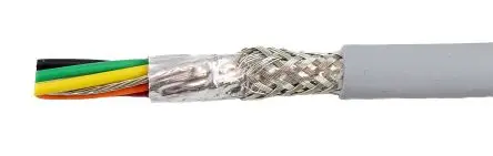 Produktfoto 1 von Alpha Wire ECO Steuerkabel, 6-adrig 0.09mm² 28 AWG Grau Geschirmt, 30 m, Modifizierter Polyphenylen-Ether