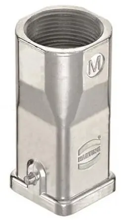 Produktfoto 1 von HARTING Han EMC Leistungssteckverbinder-Gehäuse 1 Hebel 1, Kabel 3A Haube, IP44, IP67
