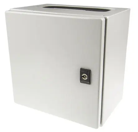 Schneider Electric Spacial CRN Stahl Wandanschlusskasten Grau IP66, HxBxT 400 mm, 400 mm x 200 mm
