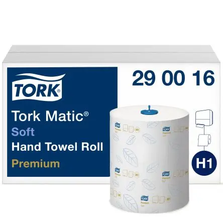 Produktfoto 1 von Tork Matic Papierhandtuch Rolle, 190 x 190 mm 2, 408-Blatt