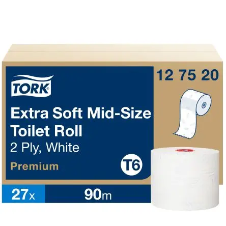 Produktfoto 1 von Tork Toilettenpapier, 27 x Rollen 2 Mittelgroß