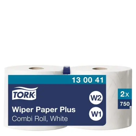Produktfoto 1 von Tork Tork Wiping Paper Plus Papierhandtuch Rolle 2, 750-Blatt