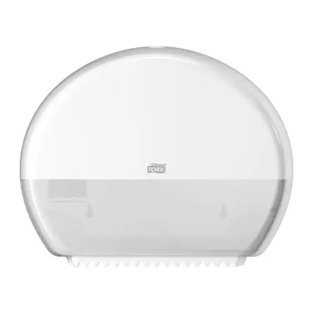 Produktfoto 1 von Tork Kunststoff Toilettenpapierhalter Einfach, Weiß, 139 mm x 284 mm x 352mm