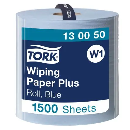 Produktfoto 1 von Tork Wiping Paper Plus Papierhandtuch Rolle, 510 m x 369 mm 2, 1500-Blatt