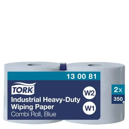 Produktfoto 1 von Tork Industrial Heavy-Duty Wiping Papierhandtuch Rolle, 119 m x 235 mm 3, 350-Blatt