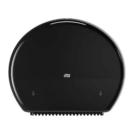 Produktfoto 1 von Tork Kunststoff Toilettenpapierhalter Einfach, Schwarz, 133 mm x 360 mm x 437mm