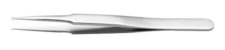 Produktfoto 1 von RS PRO Edelstahl Pinzette, 120mm, Spitze Fein, Gerade Antimagnetisch 1-teilig