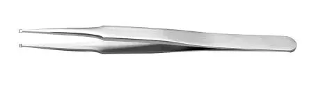 Produktfoto 1 von RS PRO Edelstahl Pinzette, 120mm, Spitze Geriffelt Antimagnetisch 1-teilig