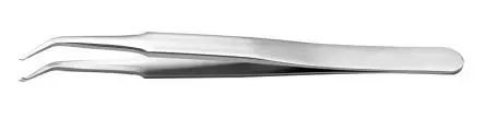 RS PRO Edelstahl Pinzette, 120mm, Spitze Geriffelt Antimagnetisch 1-teilig