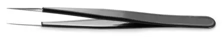 Produktfoto 1 von RS PRO Edelstahl Pinzette, 110mm, Spitze Extrafein Antimagnetisch 1-teilig ESD-Sicherheit