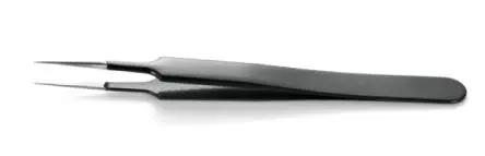 Produktfoto 1 von RS PRO Edelstahl Pinzette, 110mm, Spitze Extra Fein Antimagnetisch 1-teilig ESD-Sicherheit