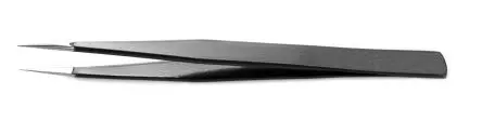 Produktfoto 1 von RS PRO Edelstahl Pinzette, 130mm, Spitze Gerade, Fein Antimagnetisch 1-teilig ESD-Sicherheit