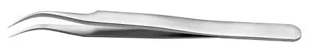 Produktfoto 1 von RS PRO Edelstahl Pinzette, 115mm, Spitze Stabil Antimagnetisch 1-teilig