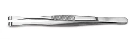 Produktfoto 1 von RS PRO Edelstahl Pinzette, 120mm, Spitze Zylindrisch, Geriffelt Antimagnetisch 1-teilig