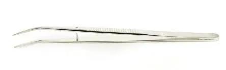 Produktfoto 1 von RS PRO Kohlenstoffstahl Pinzette, 150mm, Spitze Geriffelt 1-teilig