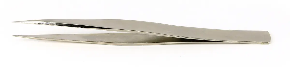 Produktfoto 1 von RS PRO AA.NP Kohlenstoffstahl Pinzette, 130 mm Gerade