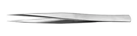 Produktfoto 1 von RS PRO Edelstahl Pinzette, 130mm, Spitze Gerade, Fein Antimagnetisch 1-teilig