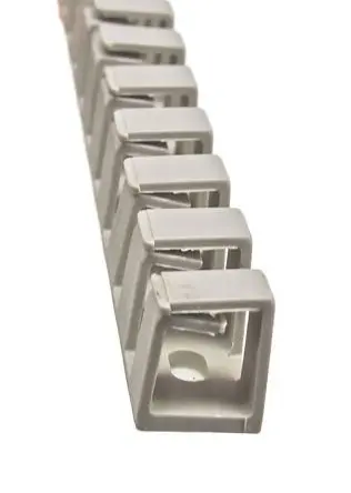 Produktfoto 1 von RS PRO VK Self-Adhesive Grau, 9mm x 11 mm Polypropylen, Länge 500.00 mm, Seitenwand Flexibel