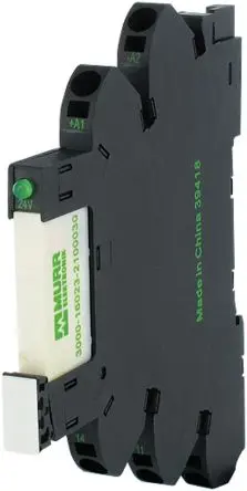 Produktfoto 1 von Murrelektronik Limited Interface Relais 24V dc, 1-poliger Umschalter DIN-Hutschiene 12mA
