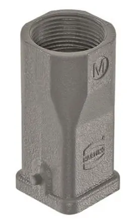 Produktfoto 1 von HARTING Han A Leistungssteckverbinder-Gehäuse 1 Hebel 1, Kabel 3A Haube, IP44, IP40
