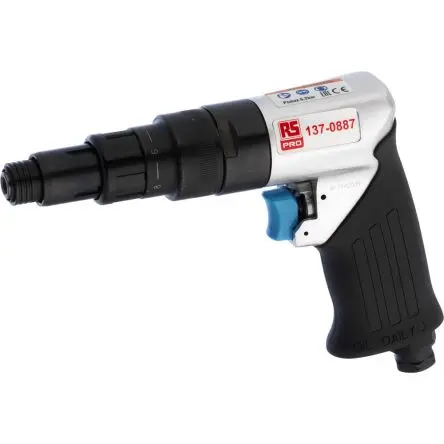 Produktfoto 1 von RS PRO Pistolengriff Druckluftschrauber 140 l/min, 1/4 in, 1800U/min, 0.08 m/s²