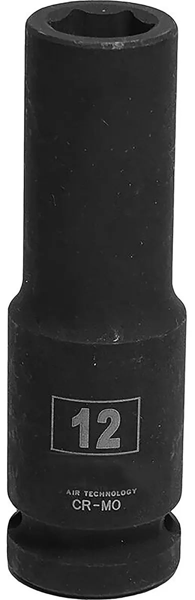 Produktfoto 1 von RS PRO 12.7 mm, 12 mm Sechskant Schlag-Steckschlüssel lang Chrom-Molybdän-Stahl