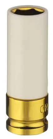 Produktfoto 1 von RS PRO 12.7 mm, 19 mm Schlag Schlag-Steckschlüssel lang Chrom-Molybdän-Stahl