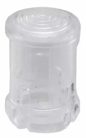 VCC CLB 300 LED Linse 1-LEDs Rund aus Polycarbonat, Klar, Ø 7.11 mm x 10.92 mm, für LED