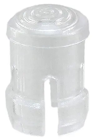 Produktfoto 1 von VCC SMB_200 LED Linse 1-LEDs Rund aus Polycarbonat, Klar, Ø 7.83 mm x 7.37 mm, für LED