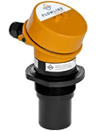 Produktfoto 1 von Flowline US06 Reflektierender Ultraschall-Füllstandsensor Pegelmesser Vertikale Montage, Horizontal-Montage Aluminium