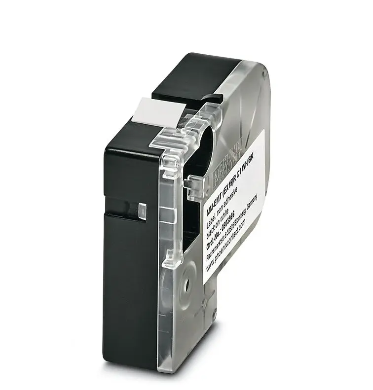 Produktfoto 1 von Phoenix Contact MM-EMT (EX15)R C1 WH/BK Beschriftungsband Schwarz für THERMOFOX auf Weiß