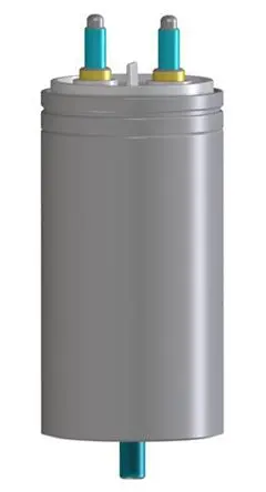 Produktfoto 1 von KEMET C44H Folienkondensator 1 kV dc 440V ac 100 μF ±5 %, Mit Gewindebolzen Raster 35 mm