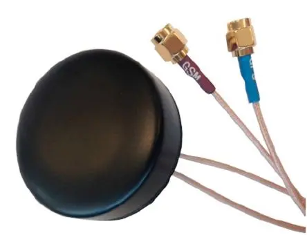 RF Solutions Multiband-Antenne, Rundstrahl, Halter, SMA, Stecker, 2 dBi, 3 m