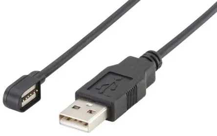 Produktfoto 1 von Rosenberger Stecker MultiMag 6 IC-Buchse USB-Kabel, USB Typ A Stecker, 1.5 m Schwarz