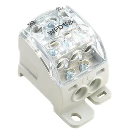 Produktfoto 1 von Weidmüller Verteilerblock 5-polig / 1kV ac/dc 192A, Wemid Grau