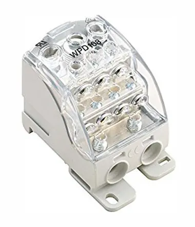 Produktfoto 1 von Weidmüller W Verteilerblock 1 Grau, 1.5 kV dc Schraubbefestigung