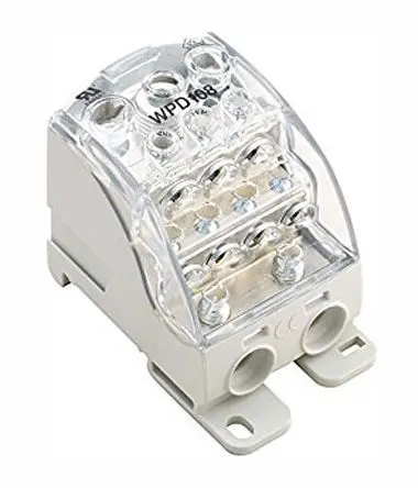 Produktfoto 1 von Weidmüller W Verteilerblock 1 Grau, 1.5kV dc Schraubbefestigung
