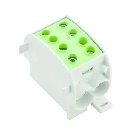 Produktfoto 1 von Weidmüller Verteilerblock 2-polig / 1kV ac/dc 300A, Wemid Grün