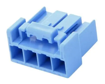 Produktfoto 1 von JST PSI Stecker Steckverbindergehäuse 4 mm, 4-polig / 1-reihig Gerade, Kabel für Kontakt in Crimp-Ausführung, Serie PSI