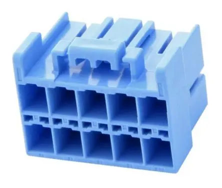 Produktfoto 1 von JST PSI Stecker Steckverbindergehäuse 4 mm, 10-polig / 2-reihig Gerade, Kabel für Kontakt in Crimp-Ausführung, Serie PSI