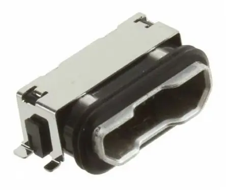 Produktfoto 1 von JST, gewinkelt UB USB-Steckverbinder Buchse USB-Typ B 1, Panel USB 3.1 IPX7