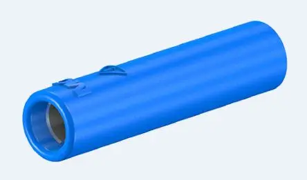 Staubli 4 mm Buchse Blau Buchse für Laborstecker, Kontakt Nickel, 600V 32A M4-Gewinde