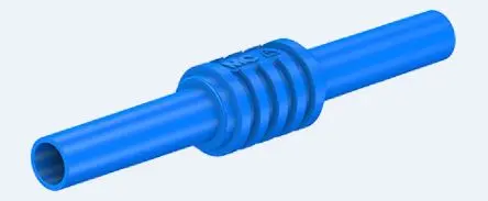 Staubli Bananensteckerkupplung Blau Messing 1000V