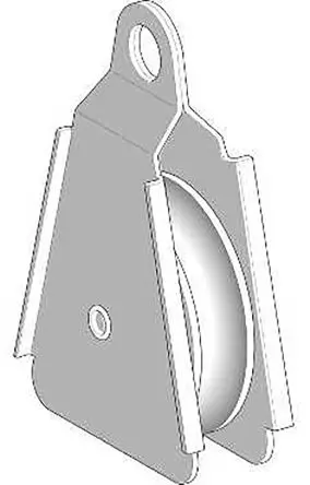 Produktfoto 1 von Telemecanique Sensors Preventa XY2 Seilspanner-Systemkomponenten Typ Riemenscheiben-