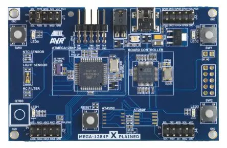 Produktfoto 1 von Microchip Xplained MCU, Entwicklungsboard Evaluierungsplatine AVR AVR ATmega1284P