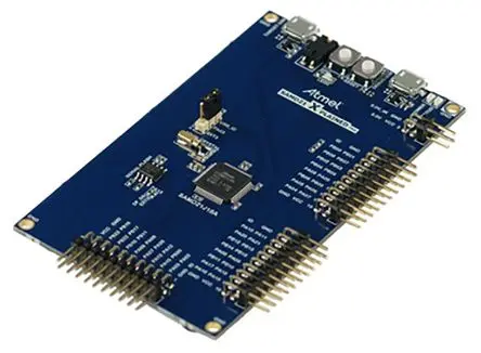 Produktfoto 1 von Microchip Xplained Pro MCU, Entwicklungsboard Entwicklungstool Microcontroller ARM Cortex-M0 SAM SAMD21J18A