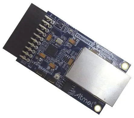 Produktfoto 1 von Microchip Ethernet1 Xplained Pro Ethernet, Erweiterungskarte Erweiterungspaket ARM Cortex M0+ SAM ATSAMDA1E14A
